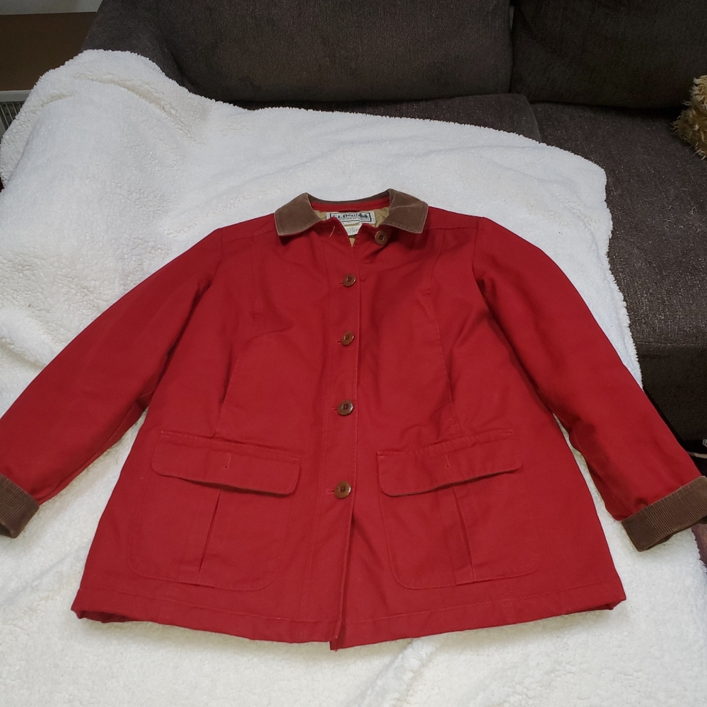 LL Bean barn coat